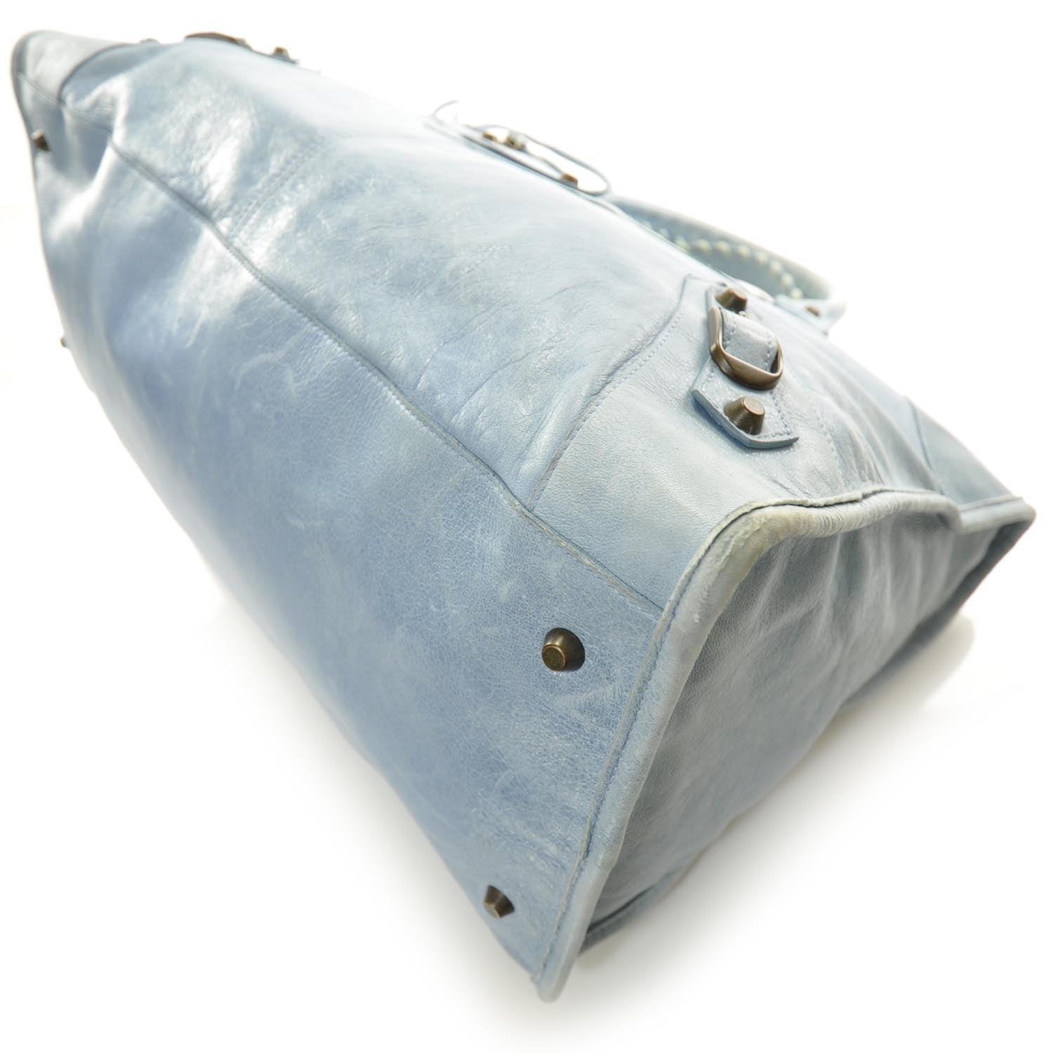 Balenciaga Chevre Work Ice Bleu 4 of 11