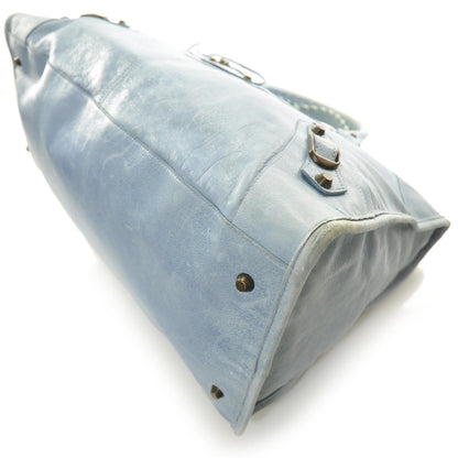 Balenciaga Chevre Work Ice Bleu 4 of 11