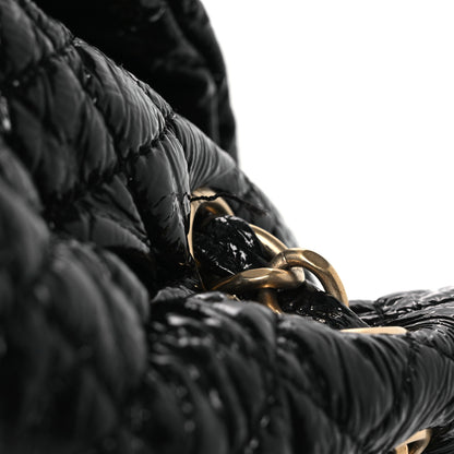 Chanel Vinyl XXL Rock and Chain Flap Black 15 of 15