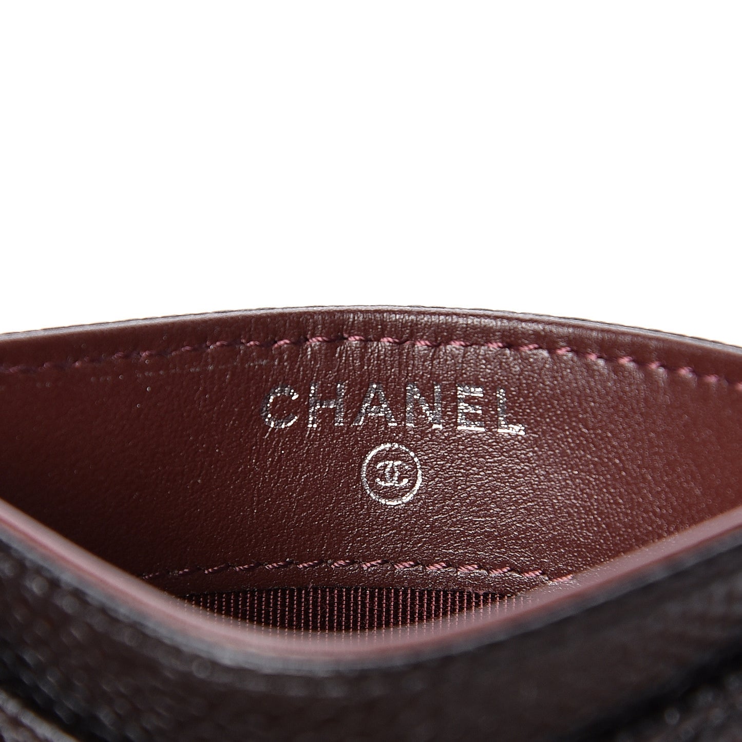 Caviar Quilted Card Holder Black