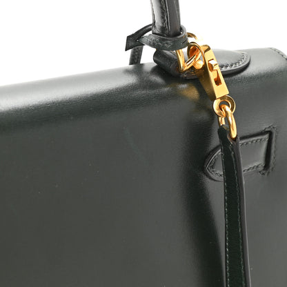 Hermes Box Kelly Sellier 32 Vert Fonce 11 of 16