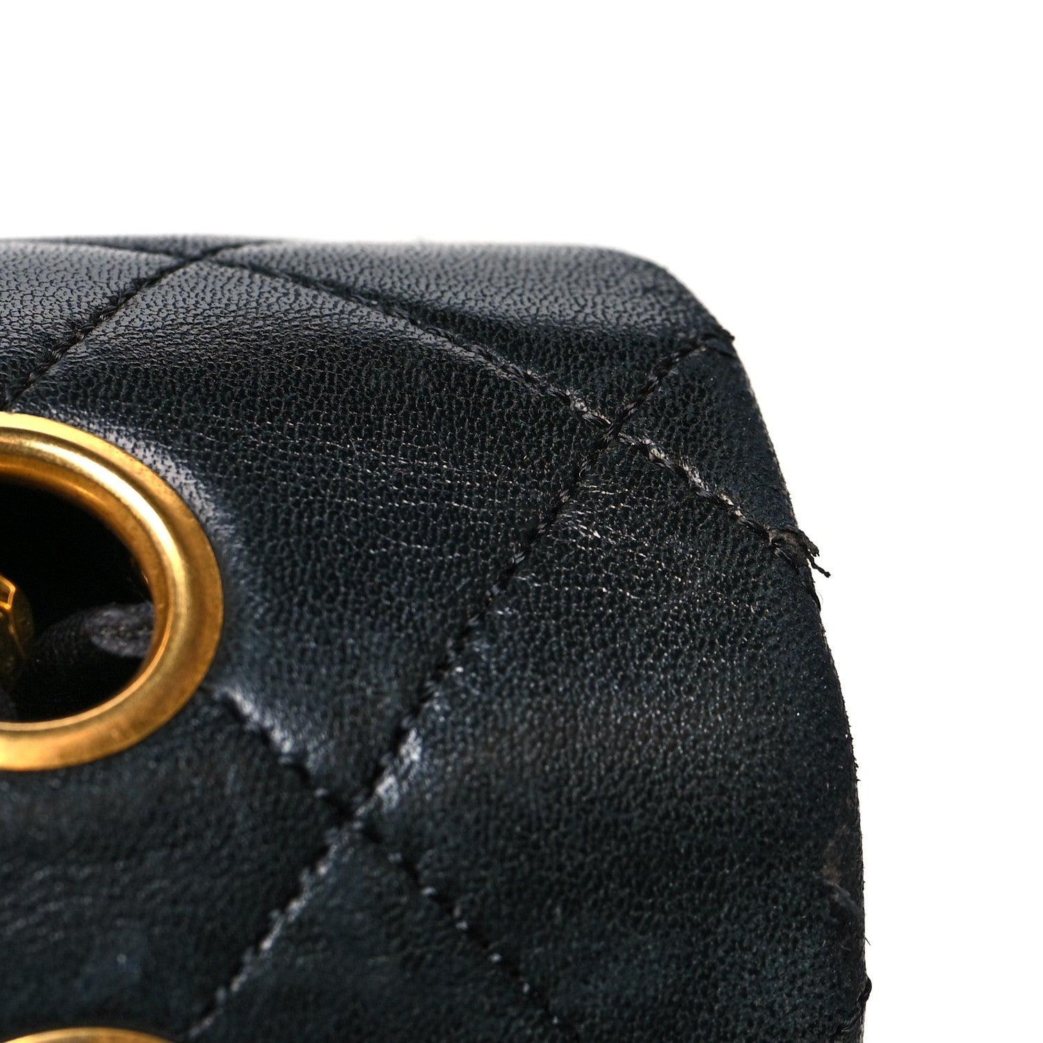 Chanel Lambskin Quilted Medium Double Flap Black 12 of 16