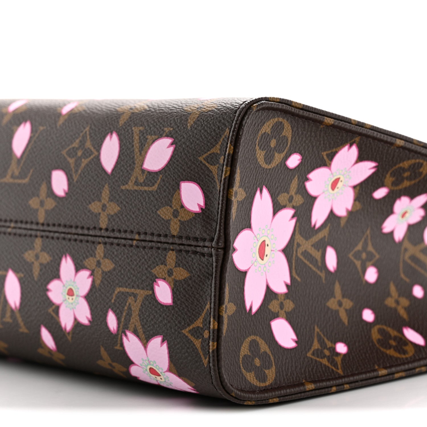 Louis Vuitton LV X TM Monogram Cherry Blossom Onthego PM Sakura Brown 9 of 11