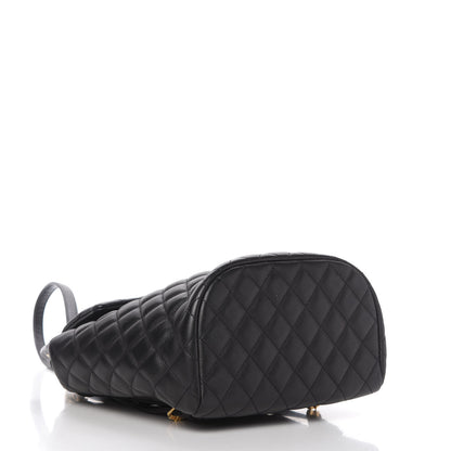 Chanel Lambskin Quilted Small Urban Spirit Backpack Black 4 of 10