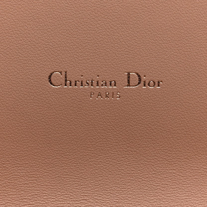 Christian Dior Iridescent Metallic Lambskin Cannage Caro Pouch with Chain Pink 5 of 9