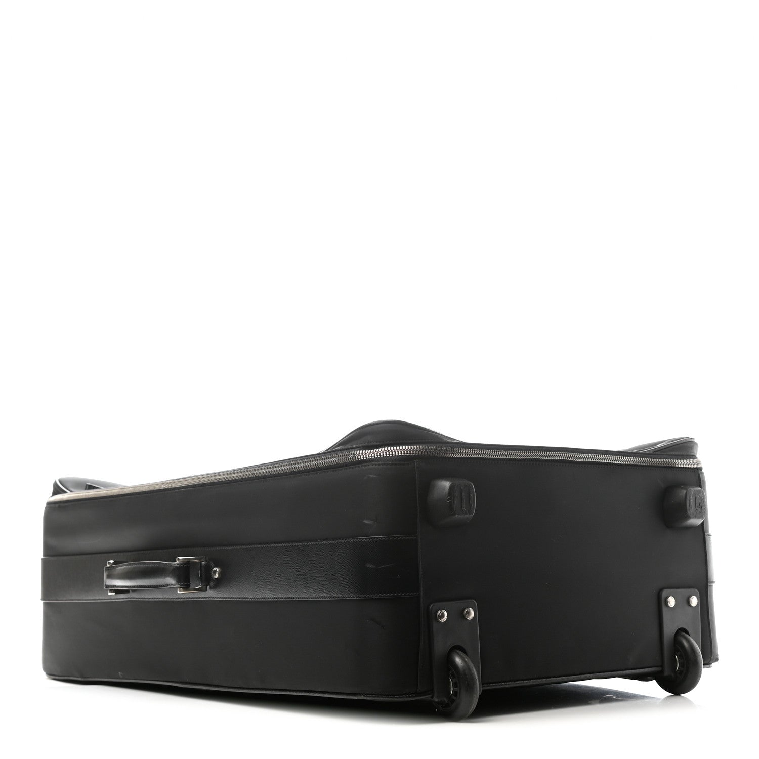 Prada Tessuto Nylon Saffiano Suitcase Black 3 of 13