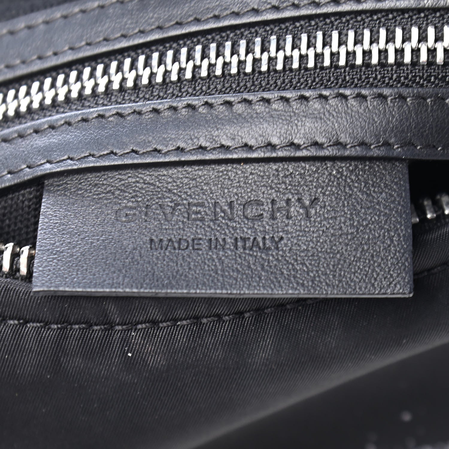 Givenchy Nylon Logo Small Pandora Black White 6 of 9