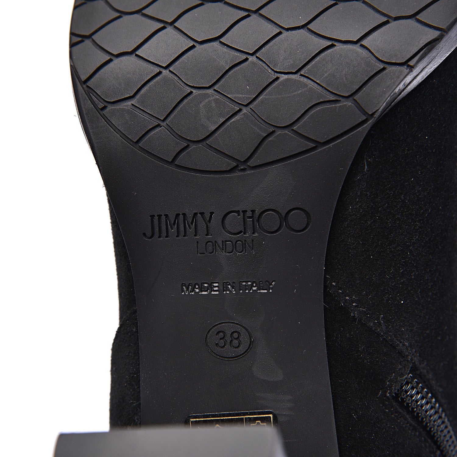 Jimmy Choo Suede Harlow Ankle Boots 38 Black 6 of 8