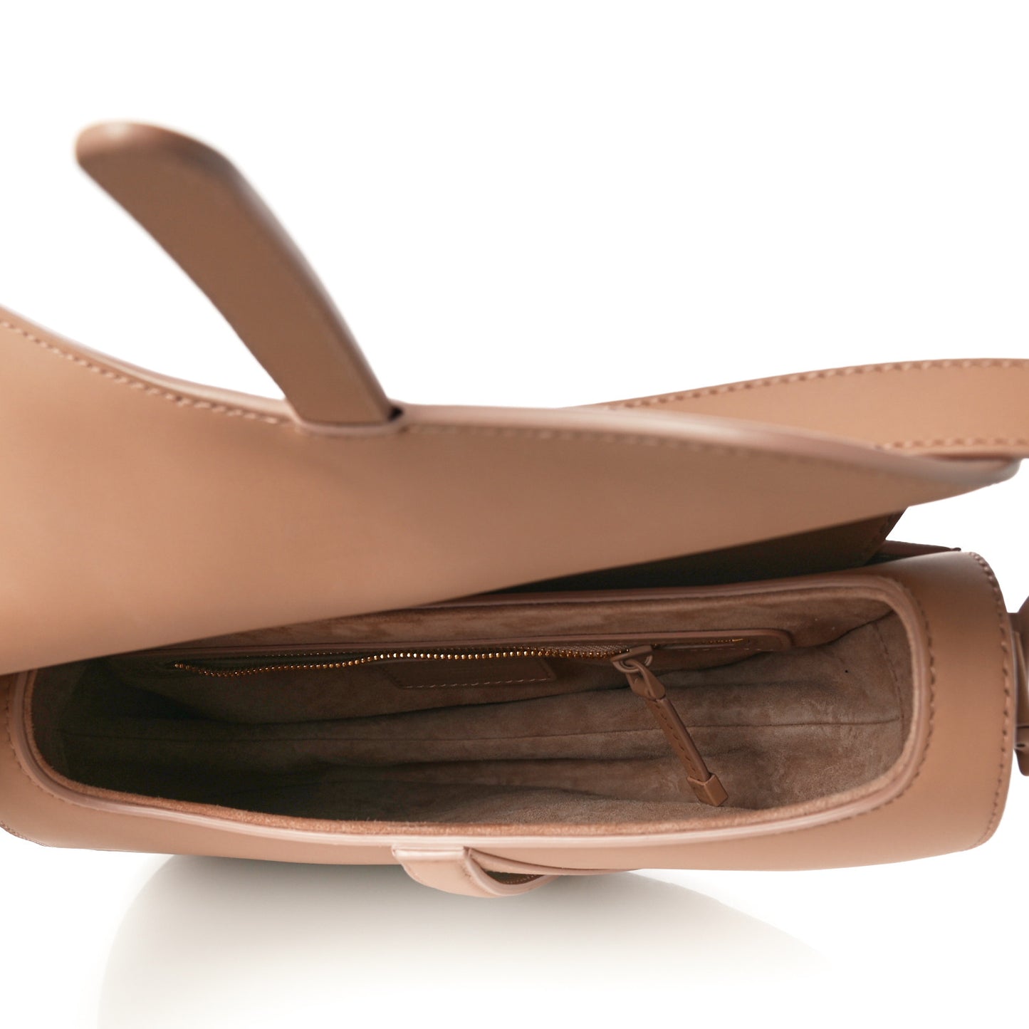 Ultra Matte Calfskin Saddle Bag Blush