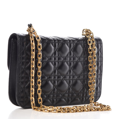 Christian Dior Lambskin Cannage Large Dioraddict Flap Bag Black 3 of 14
