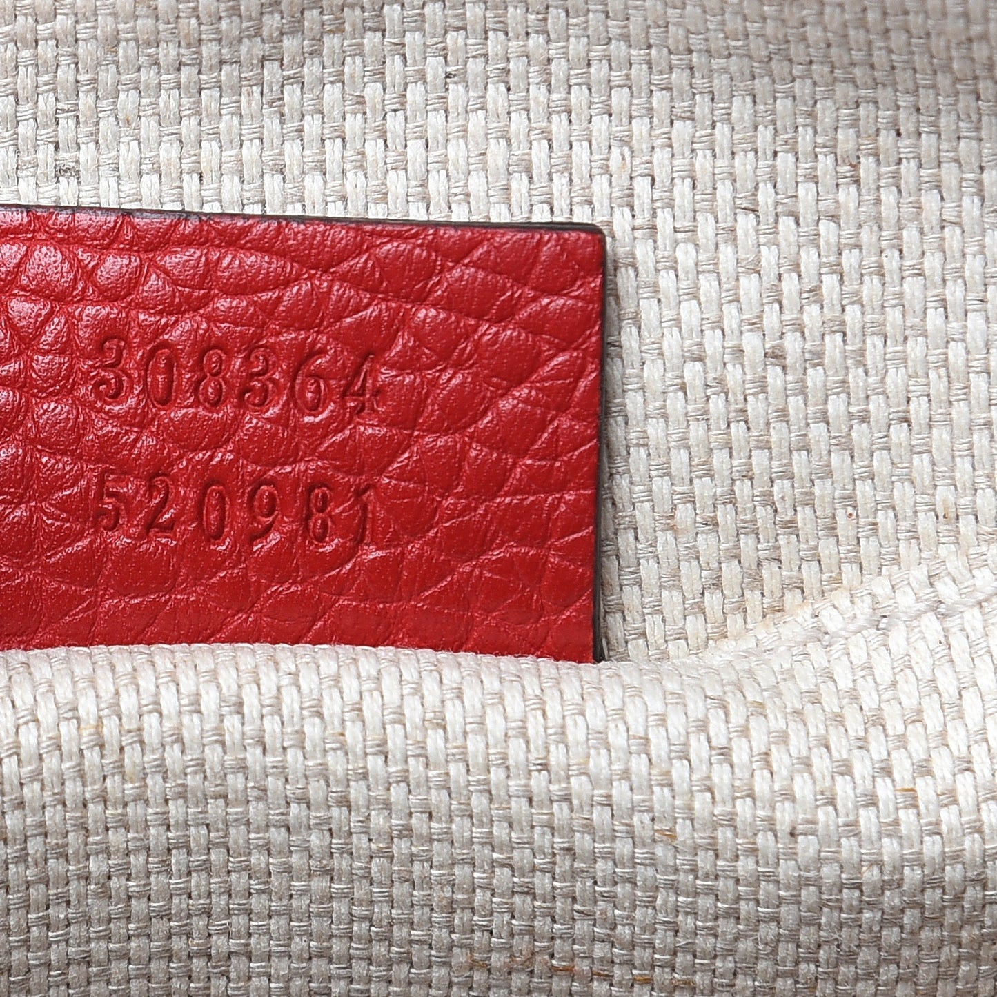 Pebbled Calfskin Small Soho Disco Bag Tabasco Red
