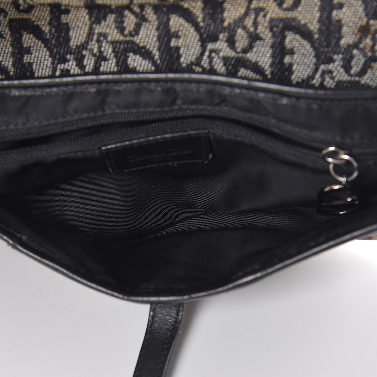 Monogram Saddle Bag Black