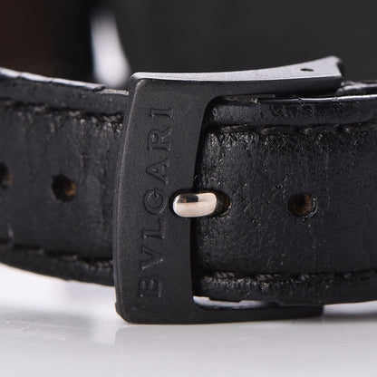 Bulgari Carbon Calfskin 38mm Marbella Quartz Watch Black 5 of 12
