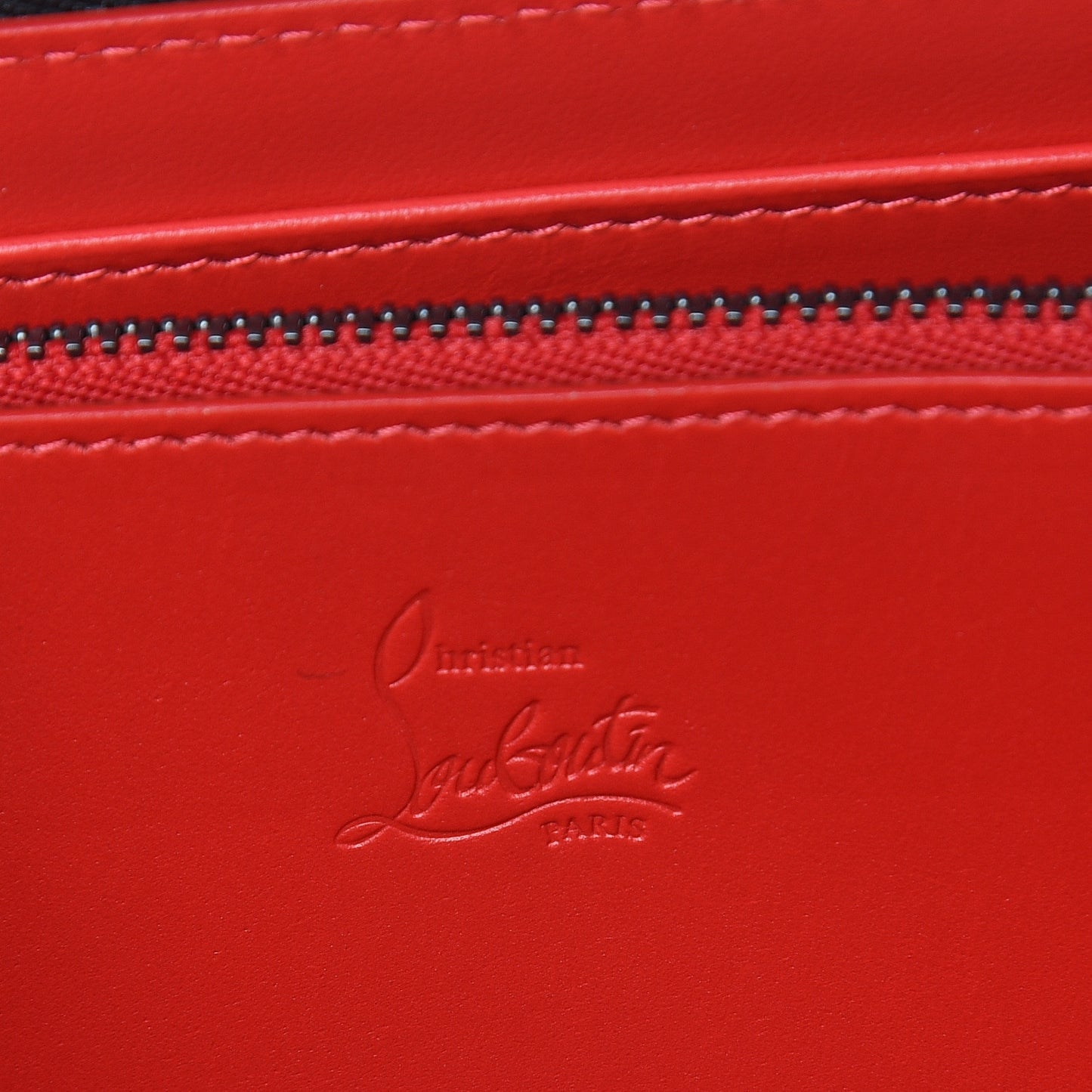 Calfskin Ecusson Panettone Zip Around Wallet Cafe
