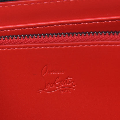 Christian Louboutin Calfskin Ecusson Panettone Zip Around Wallet Cafe 6 of 7