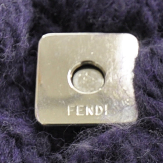 Fendi Woven Knit Baguette Purple 1 of 2
