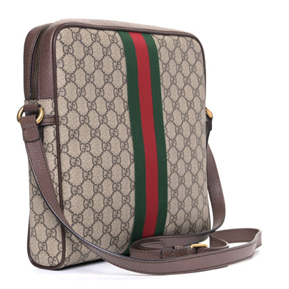 Gucci GG Supreme Monogram Web Medium Ophidia Messenger Bag Brown 2 of 5