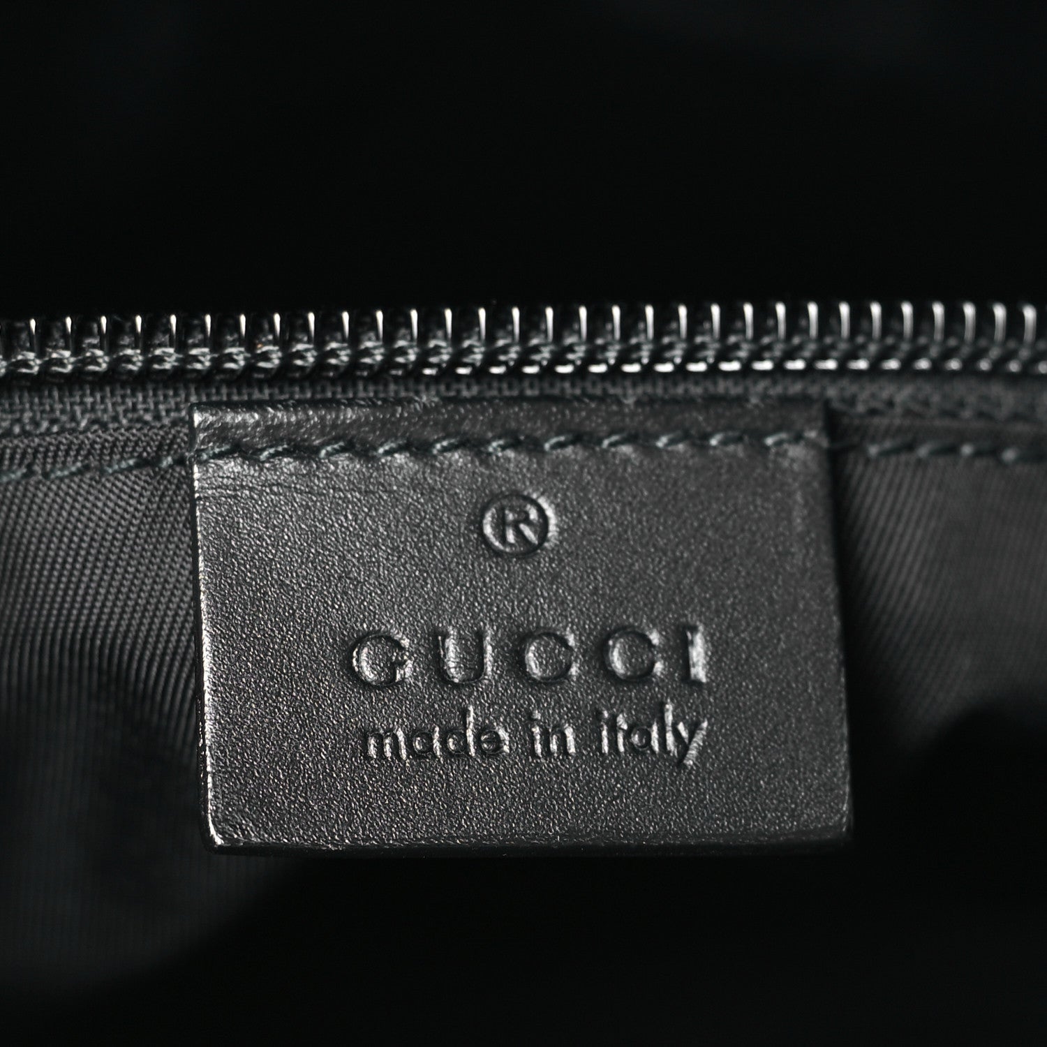 Gucci GG Supreme Monogram Web Messenger Bag Black 6 of 9