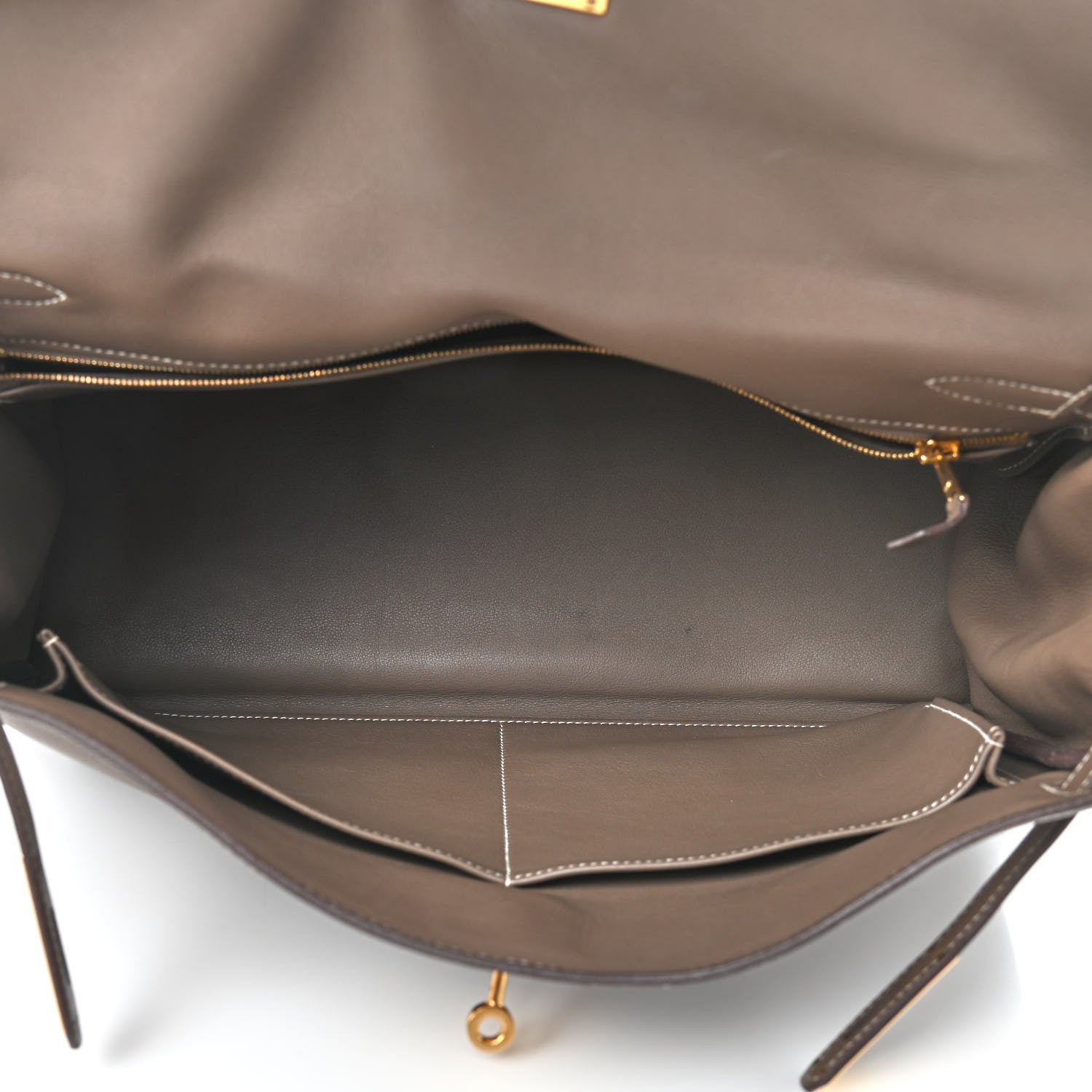 Hermes Swift Kelly Retourne 35 Etoupe 5 of 11