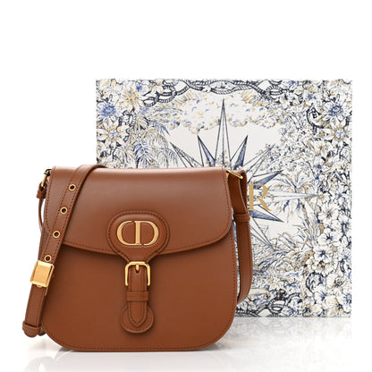 Christian Dior Box Calfskin Medium Bobby Frame Flap Cognac 9 of 9