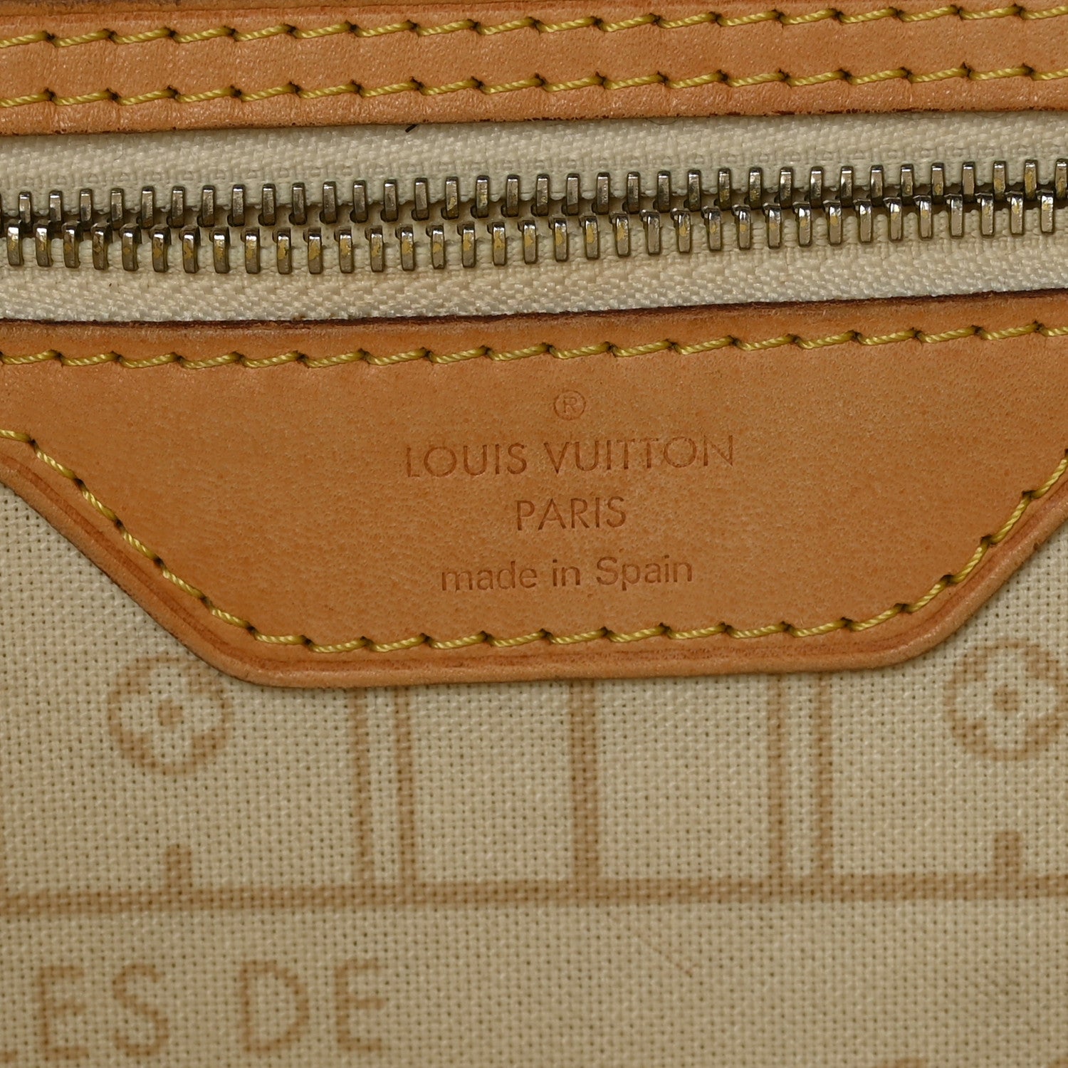 Louis Vuitton Damier Azur Neverfull MM 6 of 10