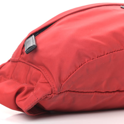 Prada Tessuto Nylon Montagna Belt Bag Red 7 of 8