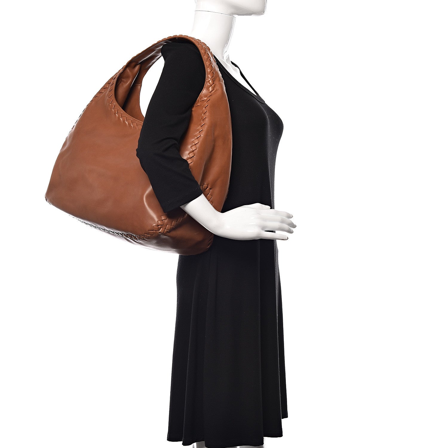 Bottega Veneta Nappa Intrecciato Hobo Dark Calvados 2 of 14