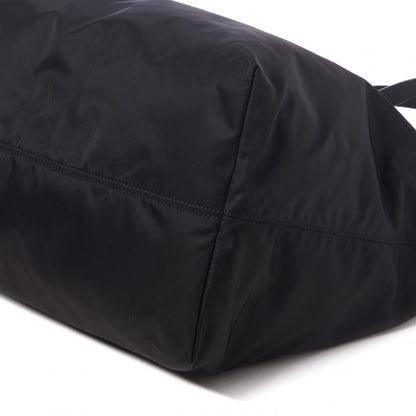 Prada Tessuto Nylon Saffiano Shopping Tote Black 5 of 8