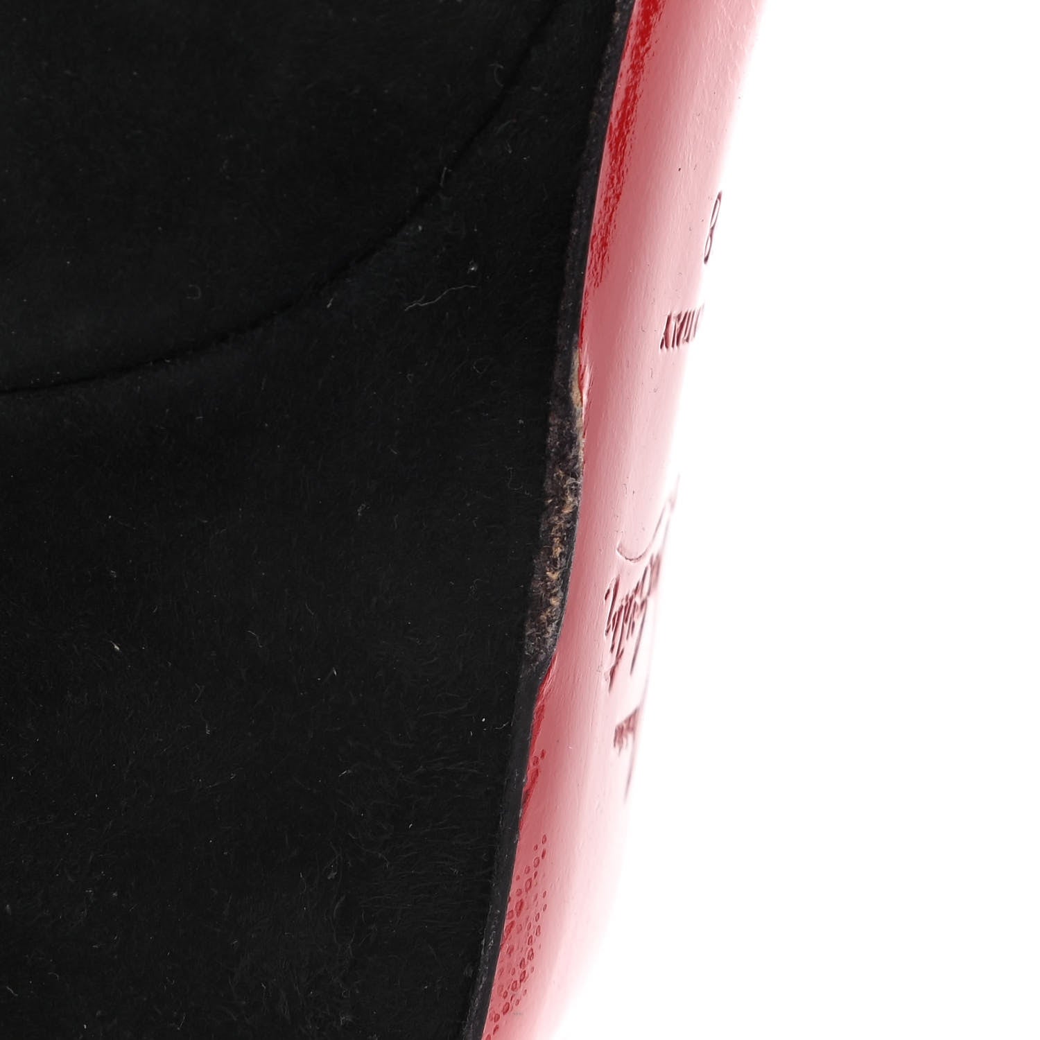 Christian Louboutin Veau Velours Mayada T-Strap Pumps 38 Black 8 of 10