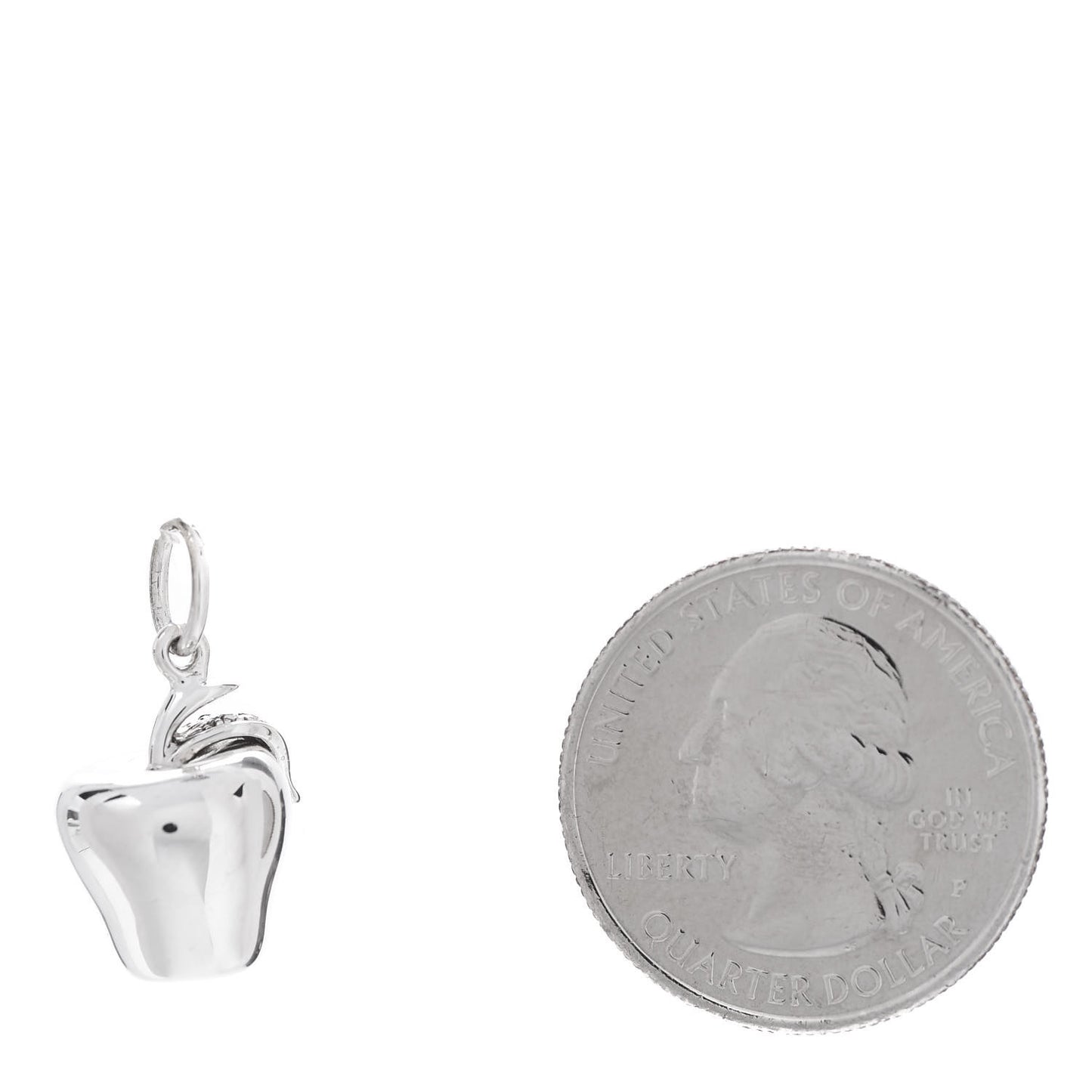 Sterling Silver Apple Charm