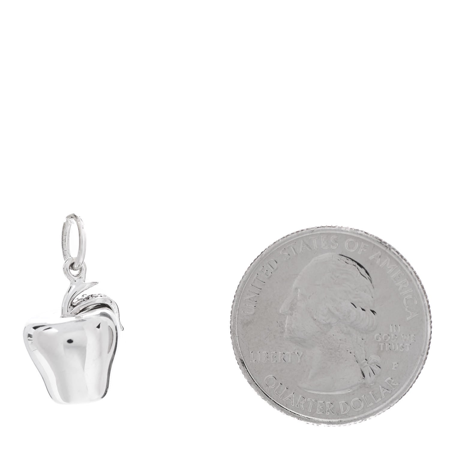 Tiffany Sterling Silver Apple Charm 2 of 3