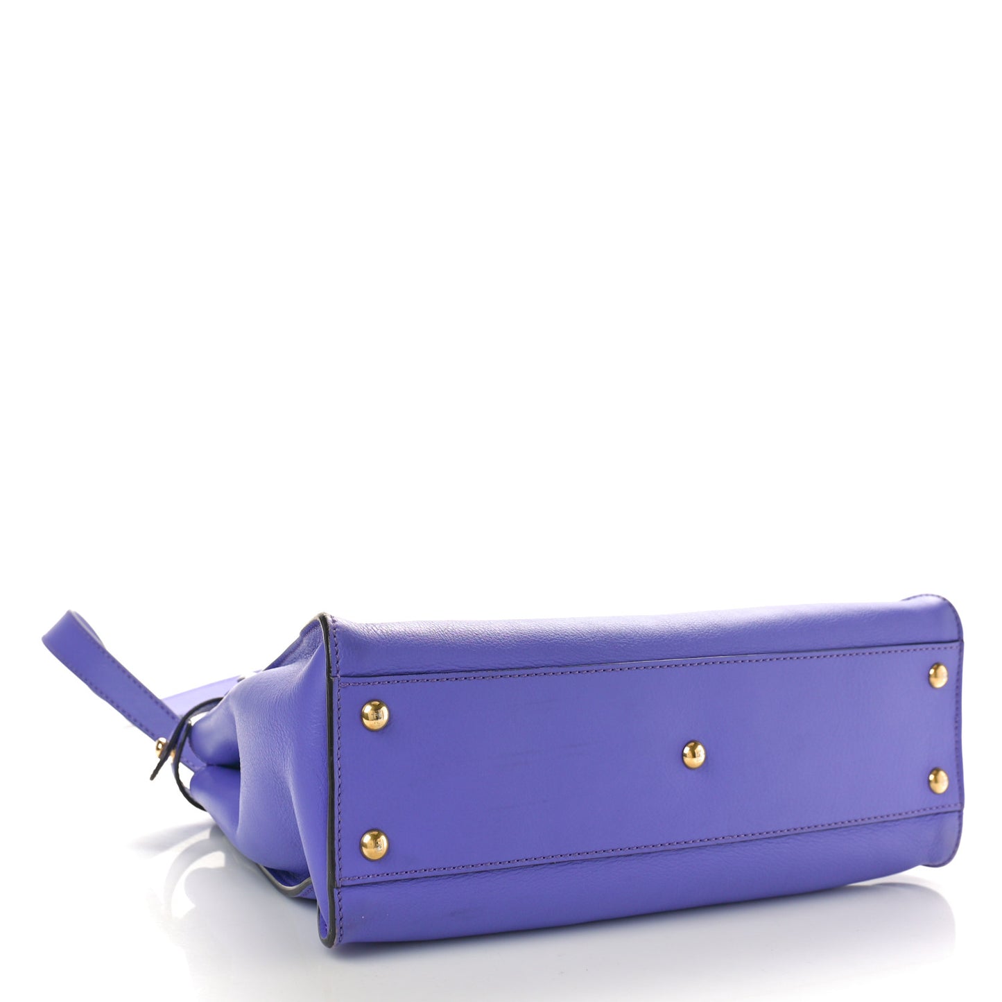 Vitello Seta Medium Peekaboo Iconic Satchel Viola Cassis