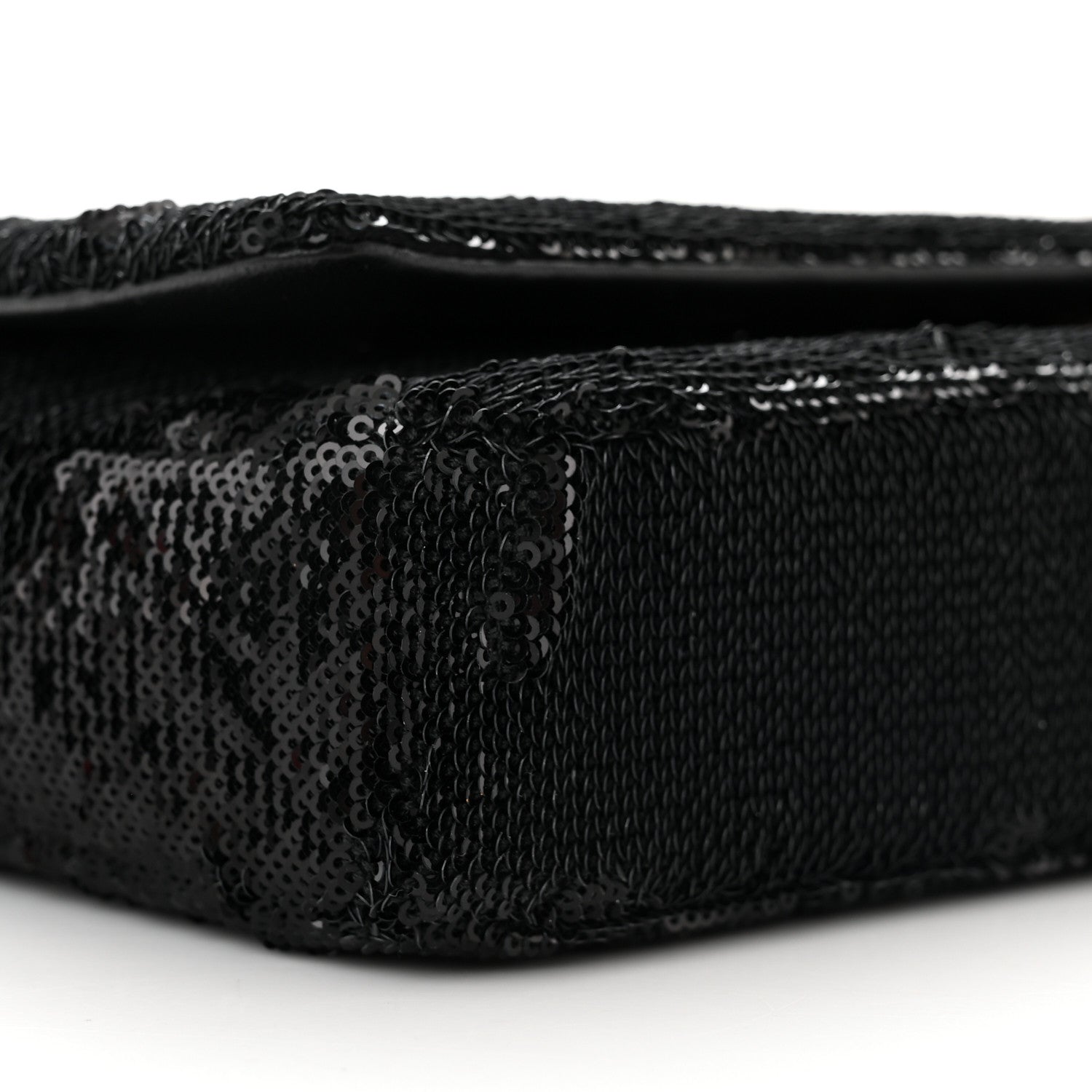 Chanel Sequin Paris Cosmopolite Dare To Disturb Flap Black Gold 8 of 9