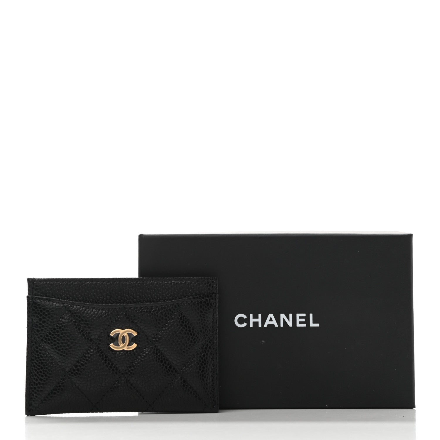 Chanel Caviar Quilted Card Holder Black 9 of 9