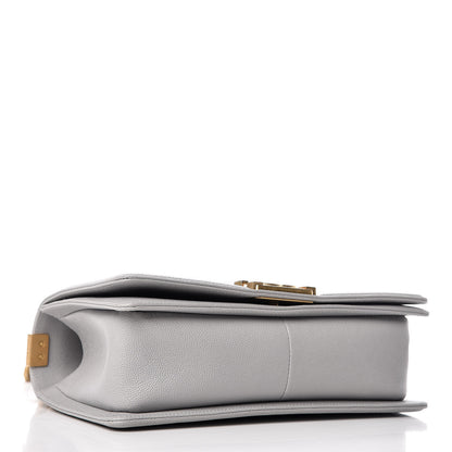 Chanel Caviar Quilted Medium Boy Flap Grey 4 of 7