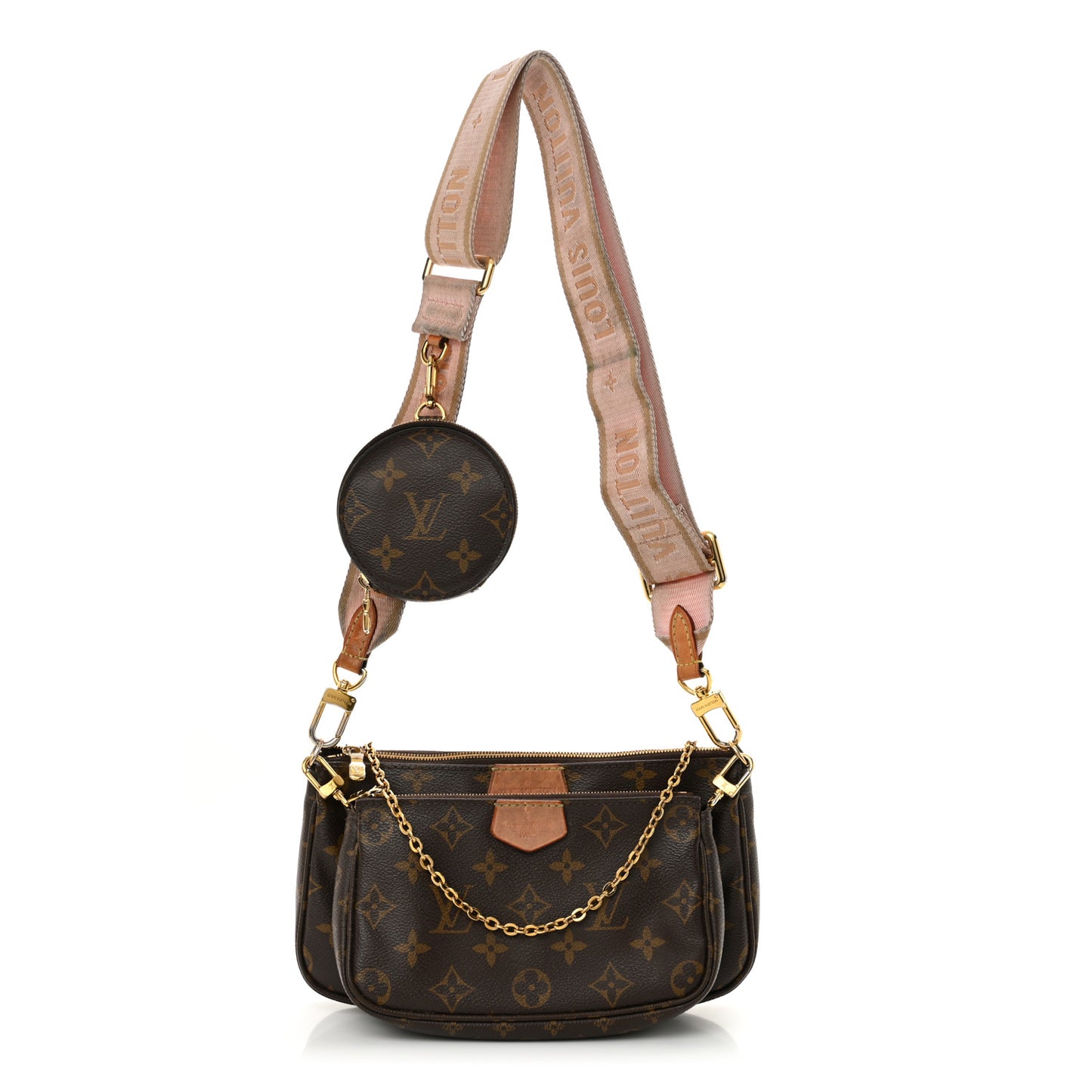 Monogram Multi Pochette Accessories Rose Clair