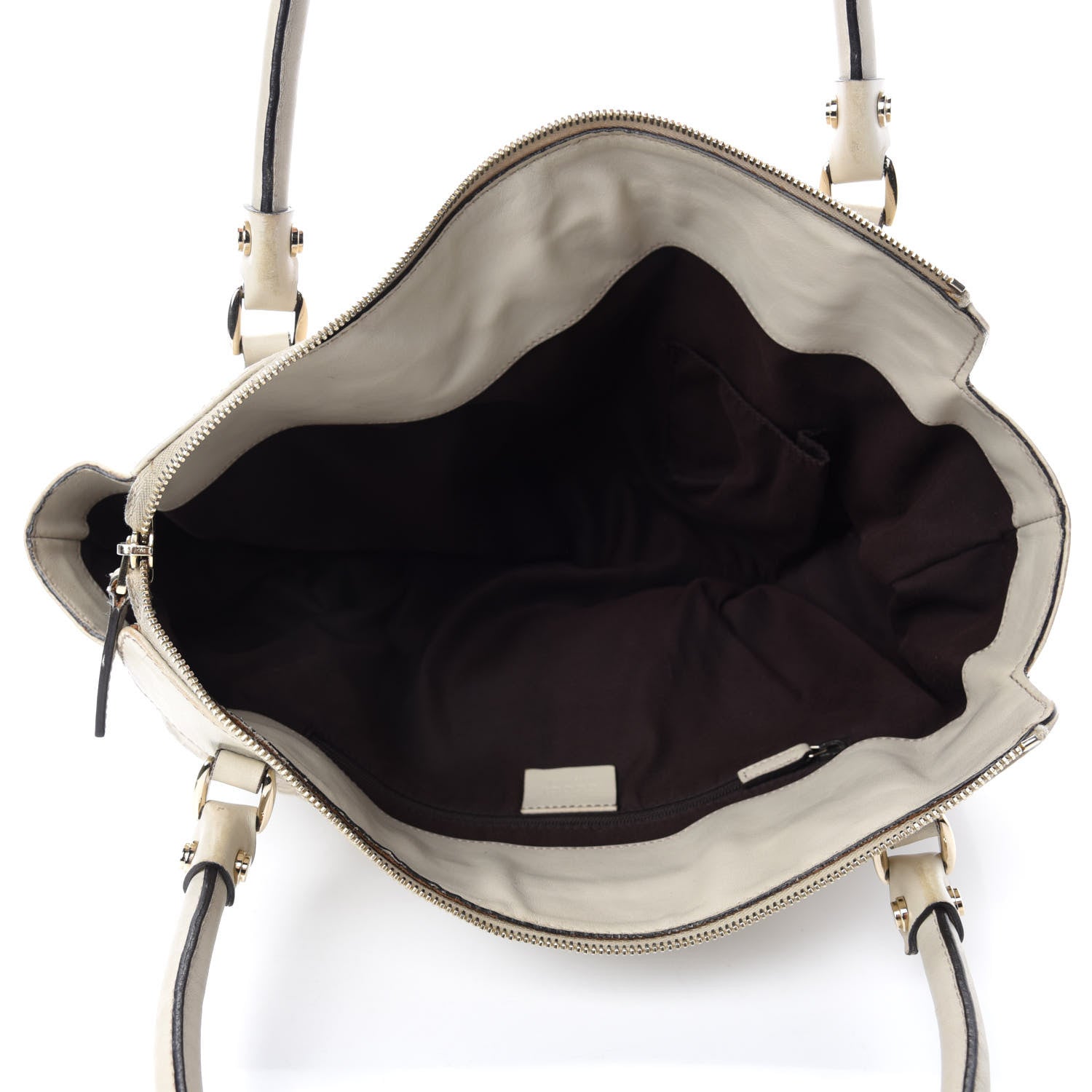 Gucci Guccissima D Gold Tote Off White 5 of 14