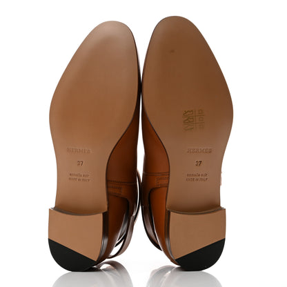 Hermes Calfskin Neo Low Boots 37 Natural 5 of 8