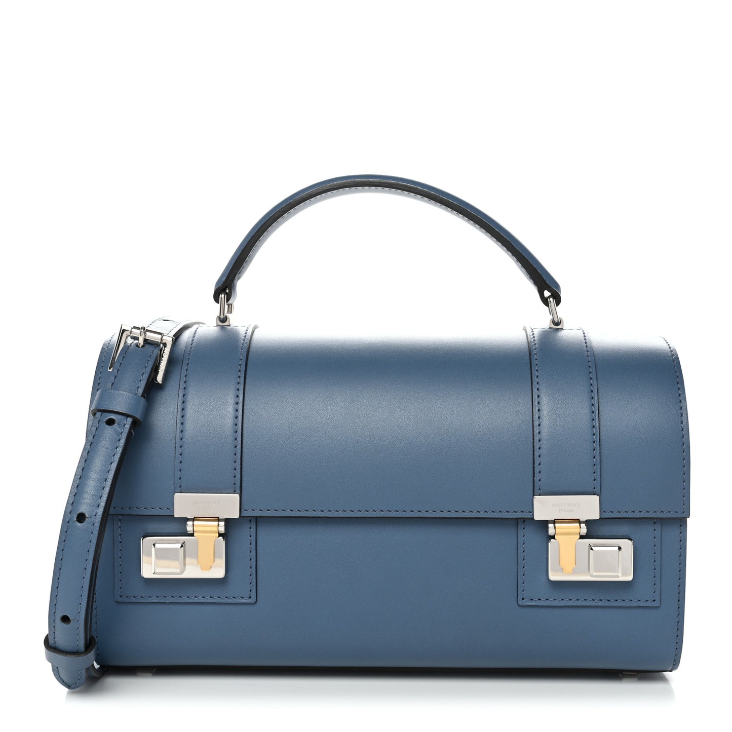 Box Calfskin Cabotin Blue