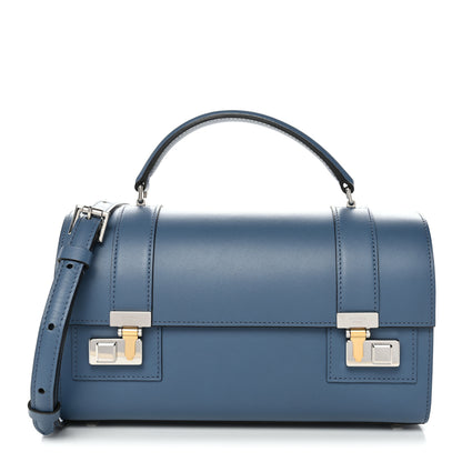 Moynat Box Calfskin Cabotin Blue 1 of 8