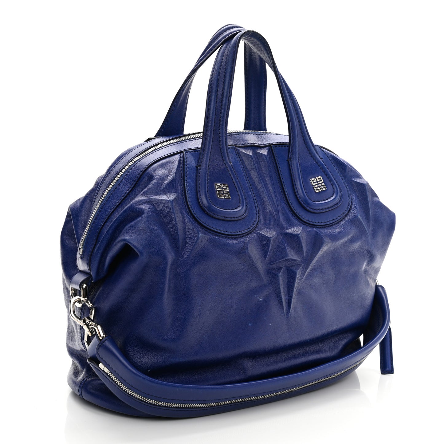 Calfskin 3D Stud Medium Nightingale Royal Blue