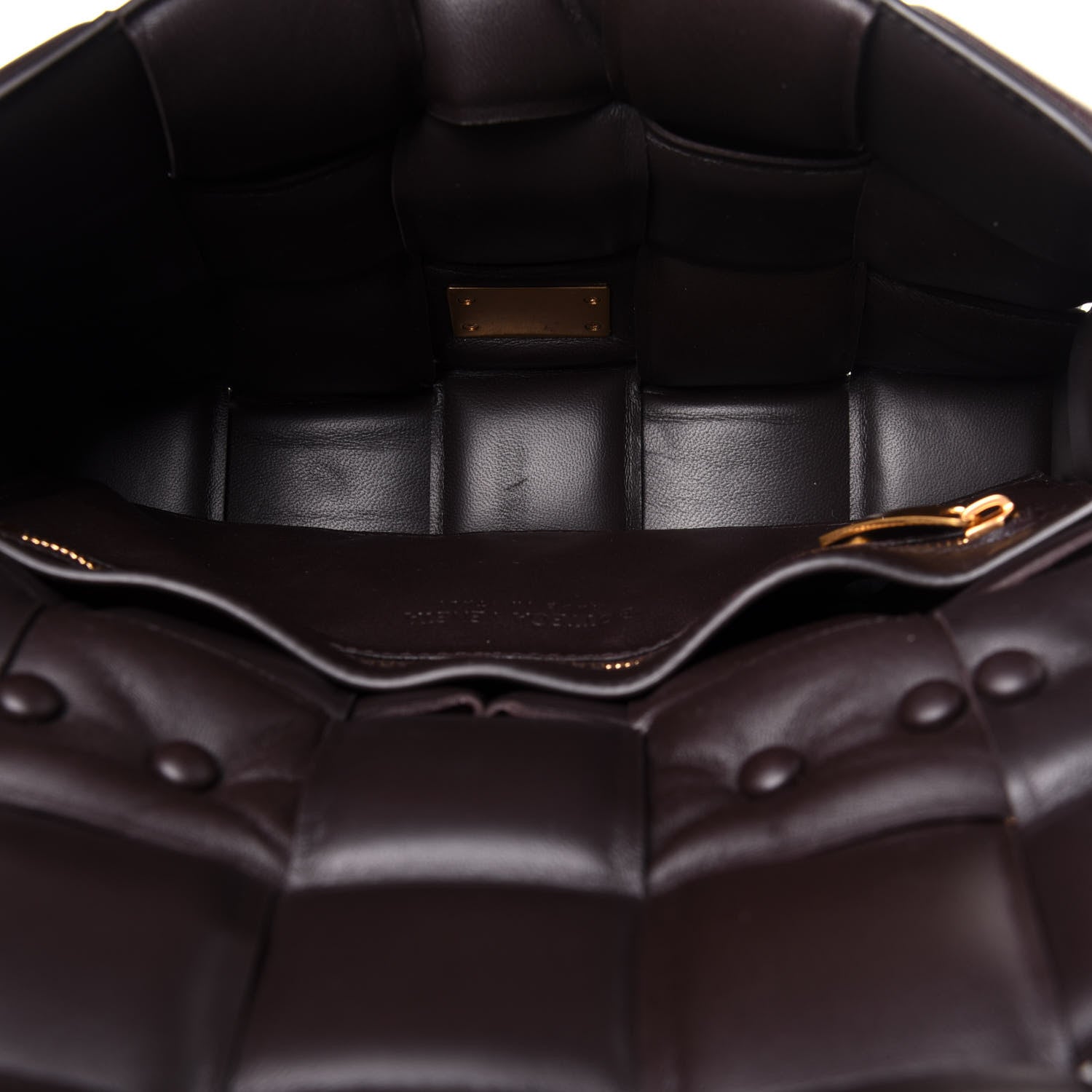 Bottega Veneta Lambskin Maxi Intreccio Padded Chain Cassette Crossbody Bag Black 5 of 9