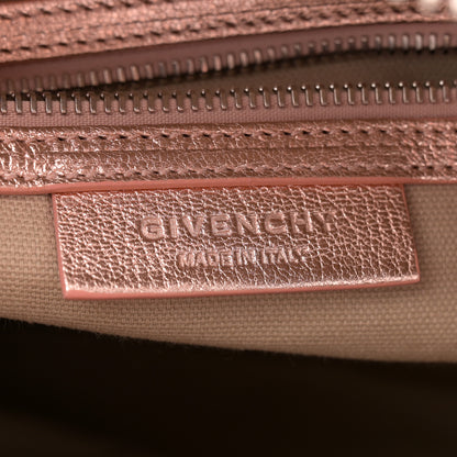 Givenchy Metallic Sugar Goatskin Small Antigona Light Pink 6 of 10