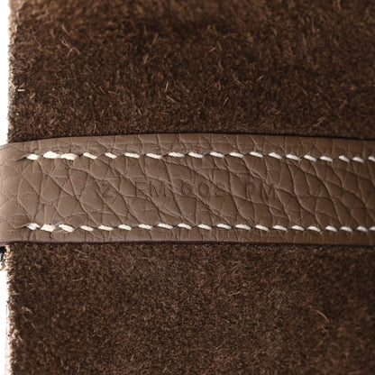Hermes Taurillon Clemence Picotin Lock 22 MM Etoupe 7 of 10