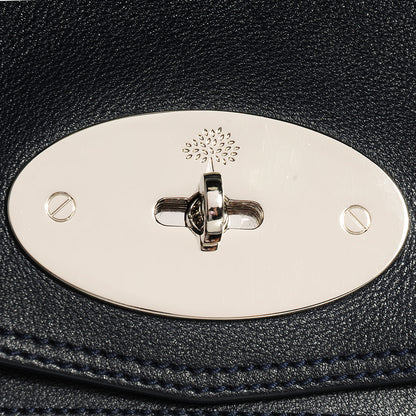 Mulberry Polished Buffalo Alexa Satchel Midnight Blue 12 of 13