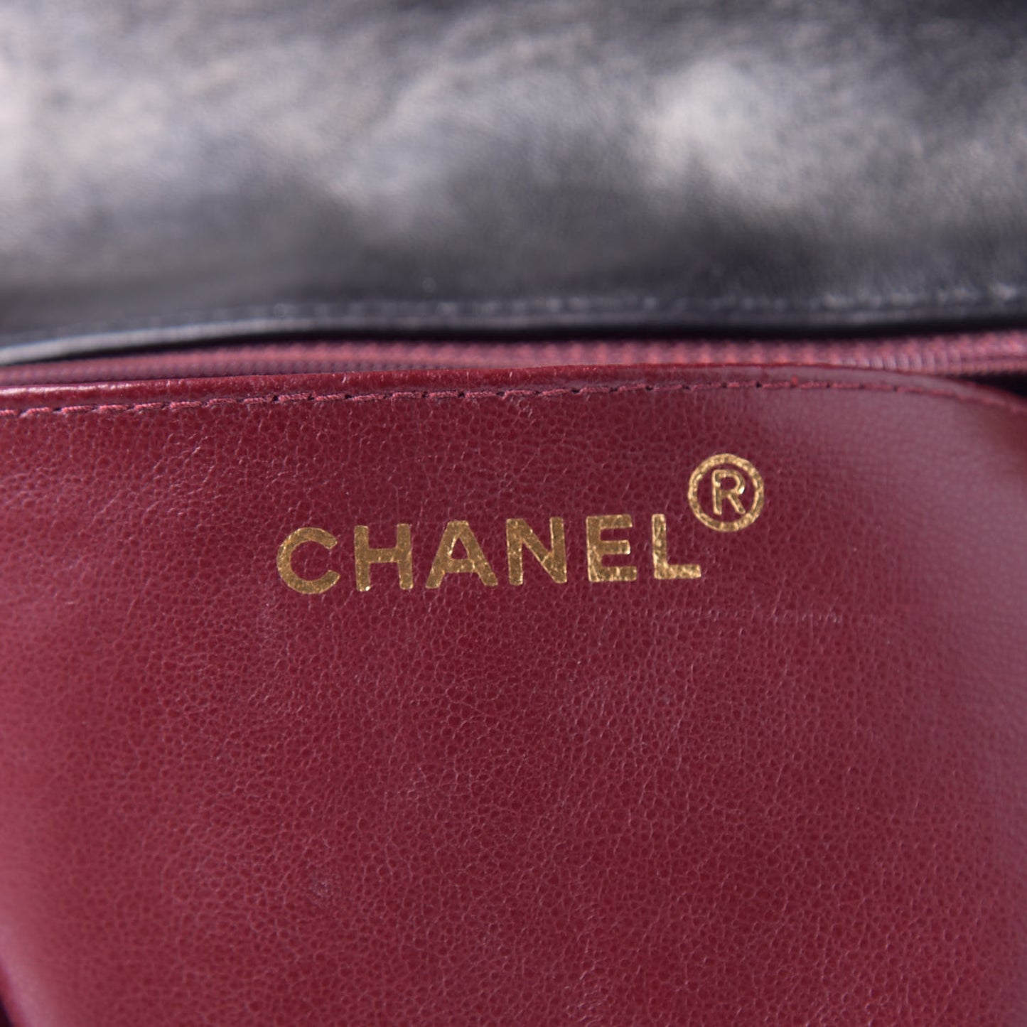 Lambskin Quilted Mini Square Flap Black