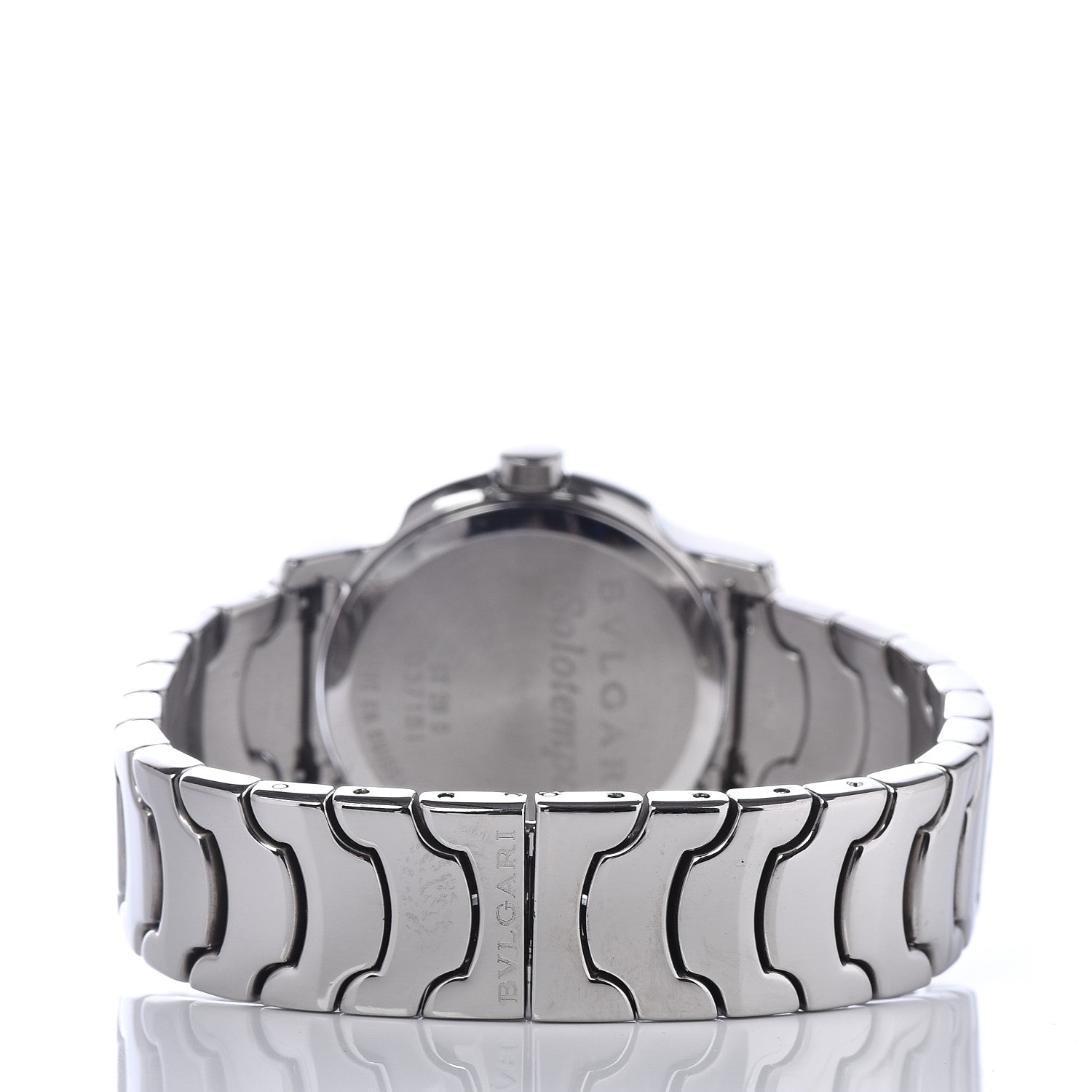 Bulgari Stainless Steel 29mm Solotempo Quartz Watch Black 4 of 6