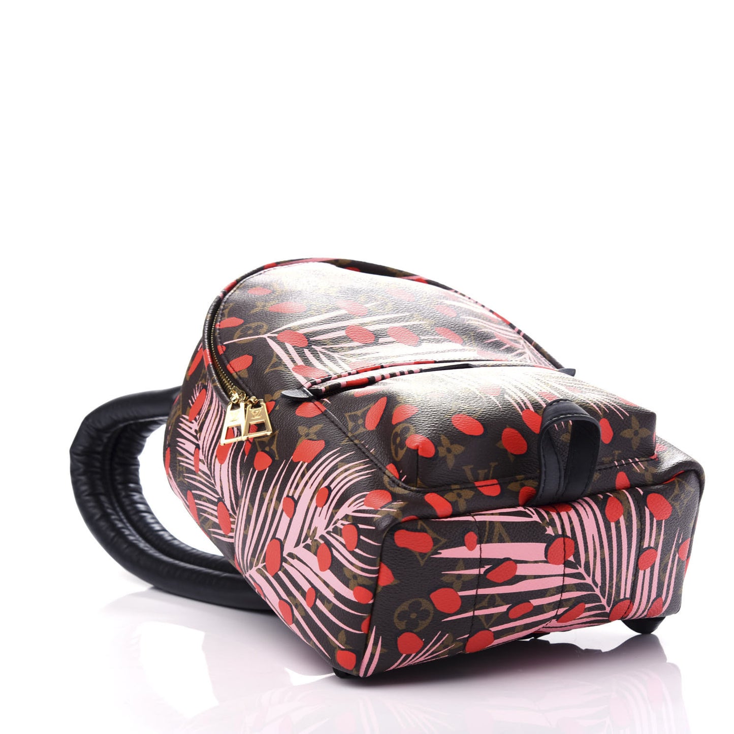 Monogram Jungle Dots Palm Springs Backpack PM Sugar Pink Poppy