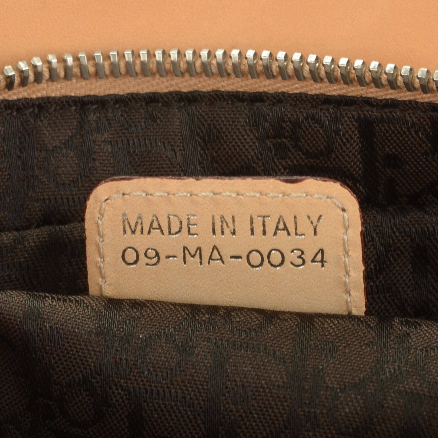 Calfskin Cannage Stitched Small East West Lady Dior Camel