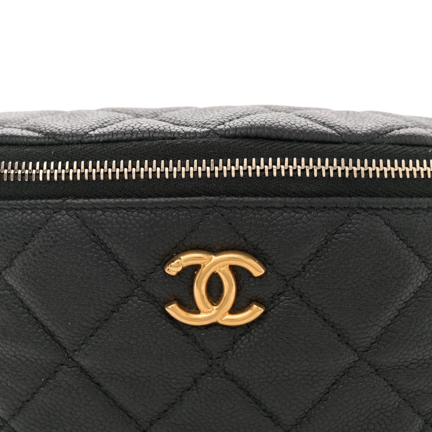 Chanel Caviar Quilted Sweetheart Belt Bag Black 8 of 11